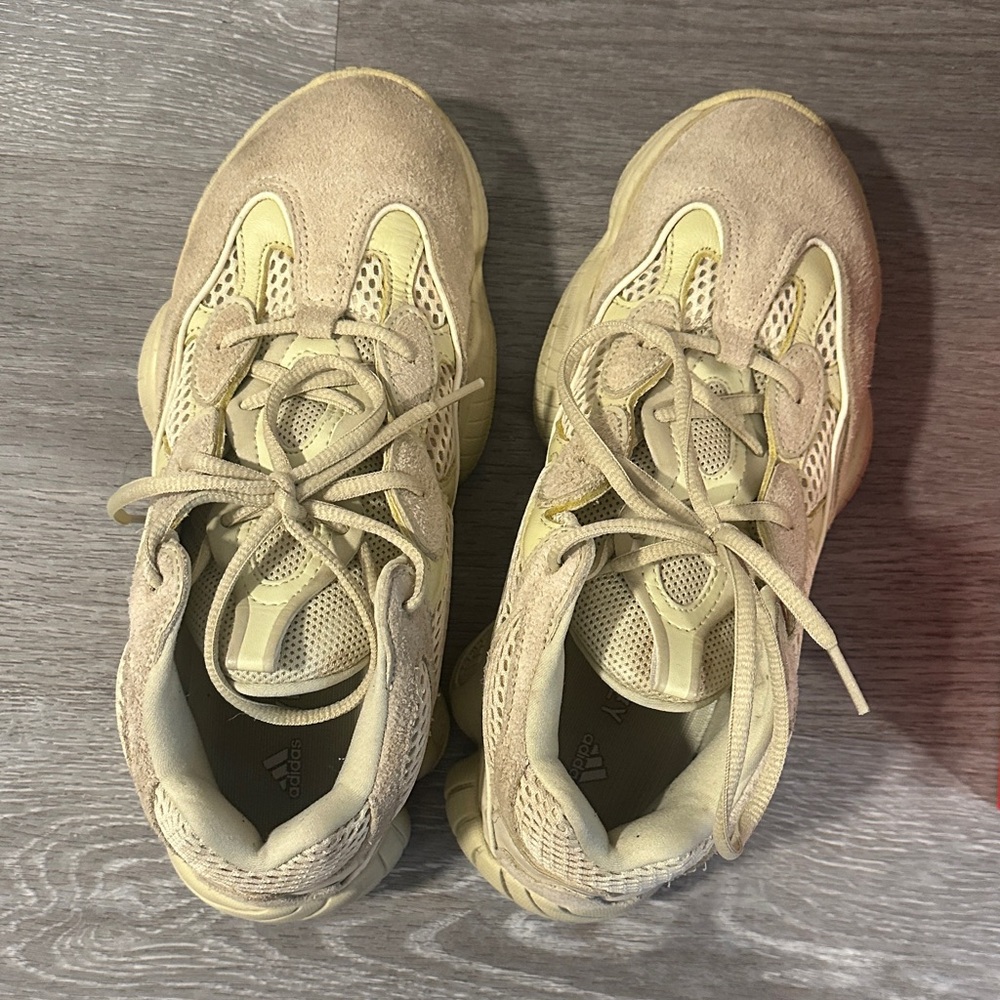Adidas Kids Light Tan Sneakers
